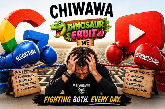 Creator fighting Google Goliath every day while producing content