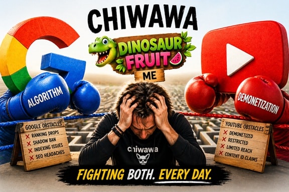 Creator fighting Google Goliath every day while producing content