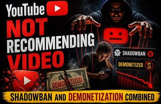 Demonetization and Shadowbanned by YouTube Bas Boon Says