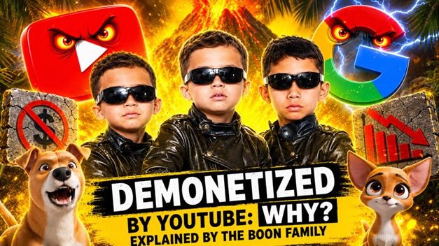 Thumbnail image for Bas Boon Says discussing YouTube demonetization and flagged thumbnails